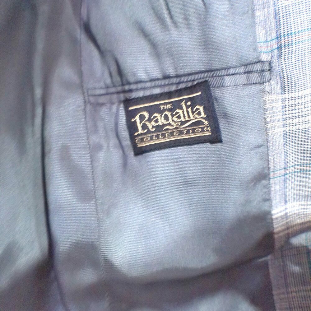 Vintage The Ragalia Collection Gray Plaid Skirt Suit Set – Women’s Size 8 USA - Picture 3 of 11